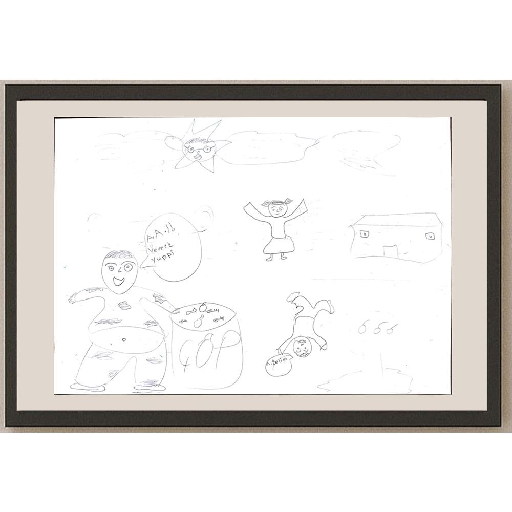 Büşra Şirin 29x21cm Orijinal Karikatür BOD00622