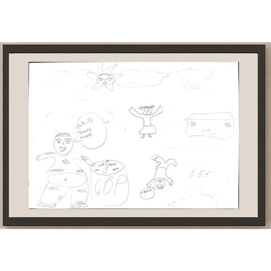 Büşra Şirin 29x21cm Orijinal Karikatür BOD00622