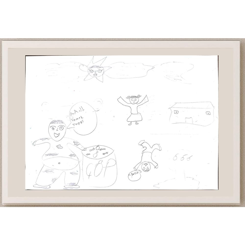 Büşra Şirin 29x21cm Orijinal Karikatür BOD00622