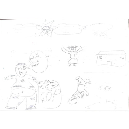 Büşra Şirin 29x21cm Orijinal Karikatür BOD00622