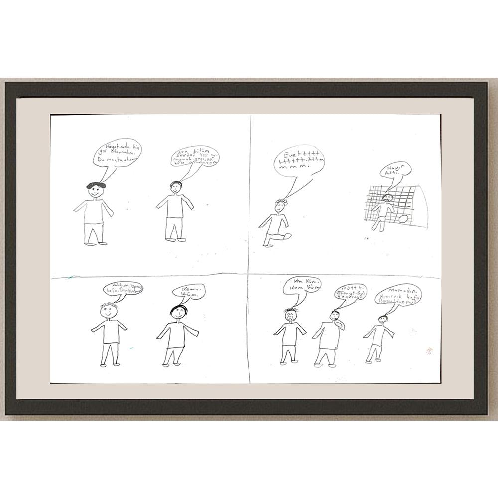 Vedat Önder 29x21cm Orijinal Karikatür BOD00623