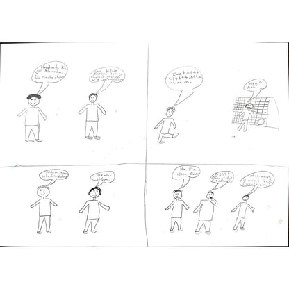Vedat Önder 29x21cm Orijinal Karikatür BOD00623