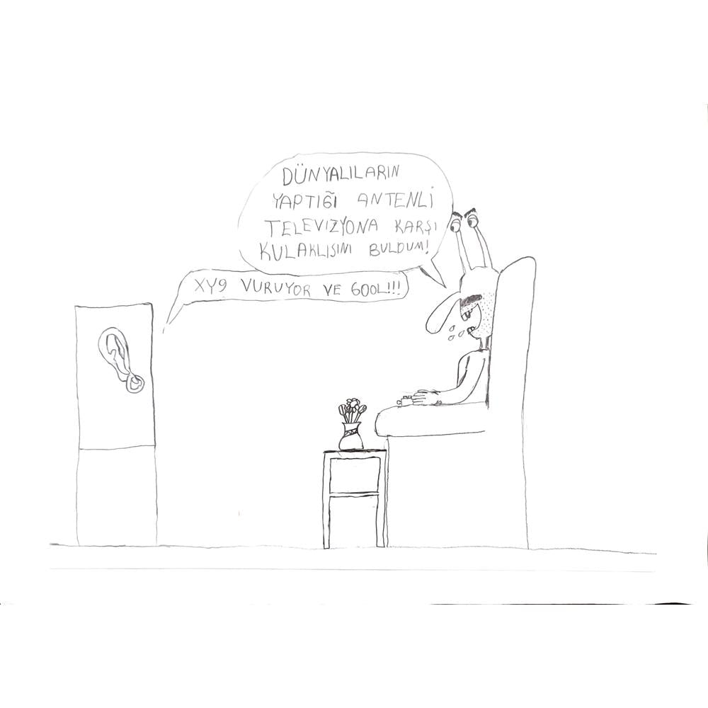 Bora Kılıç 29x21cm Orijinal Karikatür BOD00624