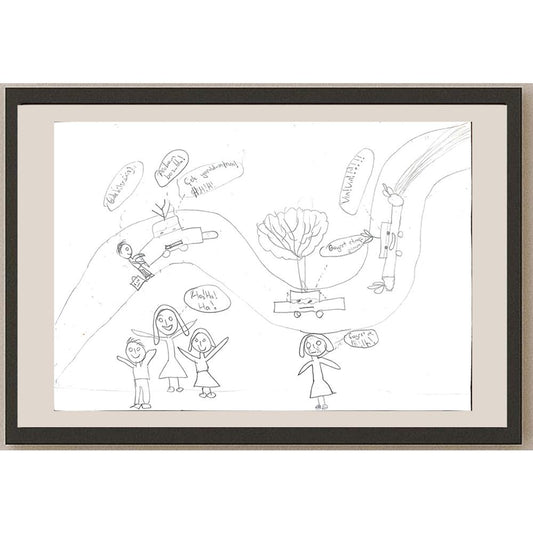 Özge Aktaş 29x21cm Orijinal Karikatür BOD00625