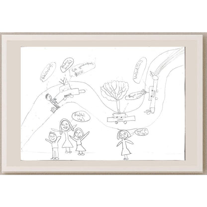 Özge Aktaş 29x21cm Orijinal Karikatür BOD00625