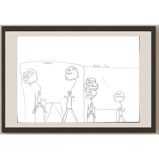 Tayfun Yanar 29x21cm Orijinal Karikatür BOD00626