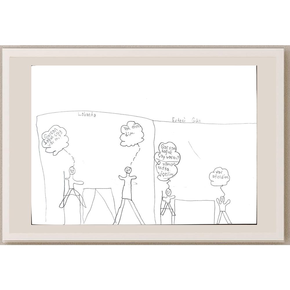 Tayfun Yanar 29x21cm Orijinal Karikatür BOD00626