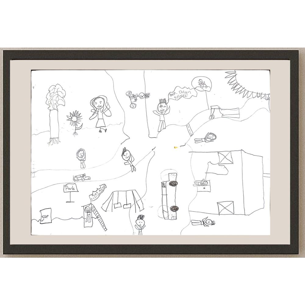 Meryem Beker 29x21cm Orijinal Karikatür BOD00627