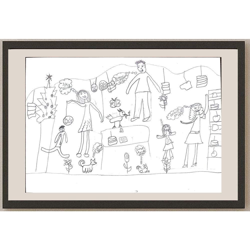 Kübra Çelikbaş 29x21cm Orijinal Karikatür BOD00628