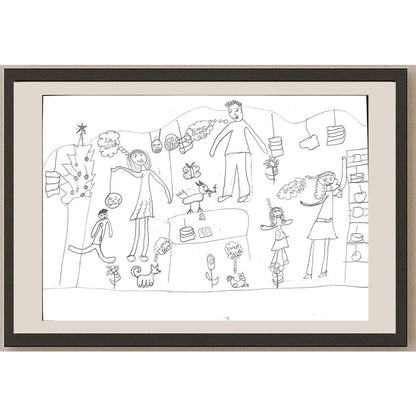 Kübra Çelikbaş 29x21cm Orijinal Karikatür BOD00628