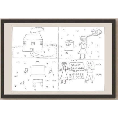 Gülsüm Ayhan 29x21cm Orijinal Karikatür BOD00633
