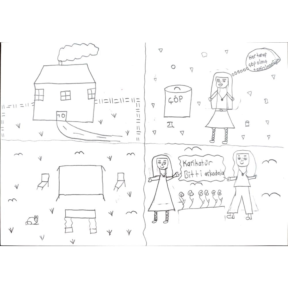 Gülsüm Ayhan 29x21cm Orijinal Karikatür BOD00633