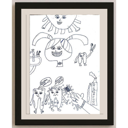 Şüheda Sarı 29x21cm Orijinal Karikatür BOD00639