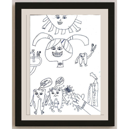 Şüheda Sarı 29x21cm Orijinal Karikatür BOD00639