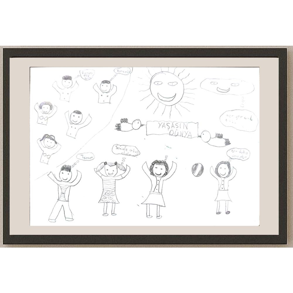 Gamze Aydoğan 29x21cm Orijinal Karikatür BOD00643