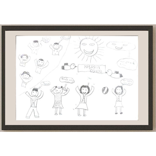 Gamze Aydoğan 29x21cm Orijinal Karikatür BOD00643