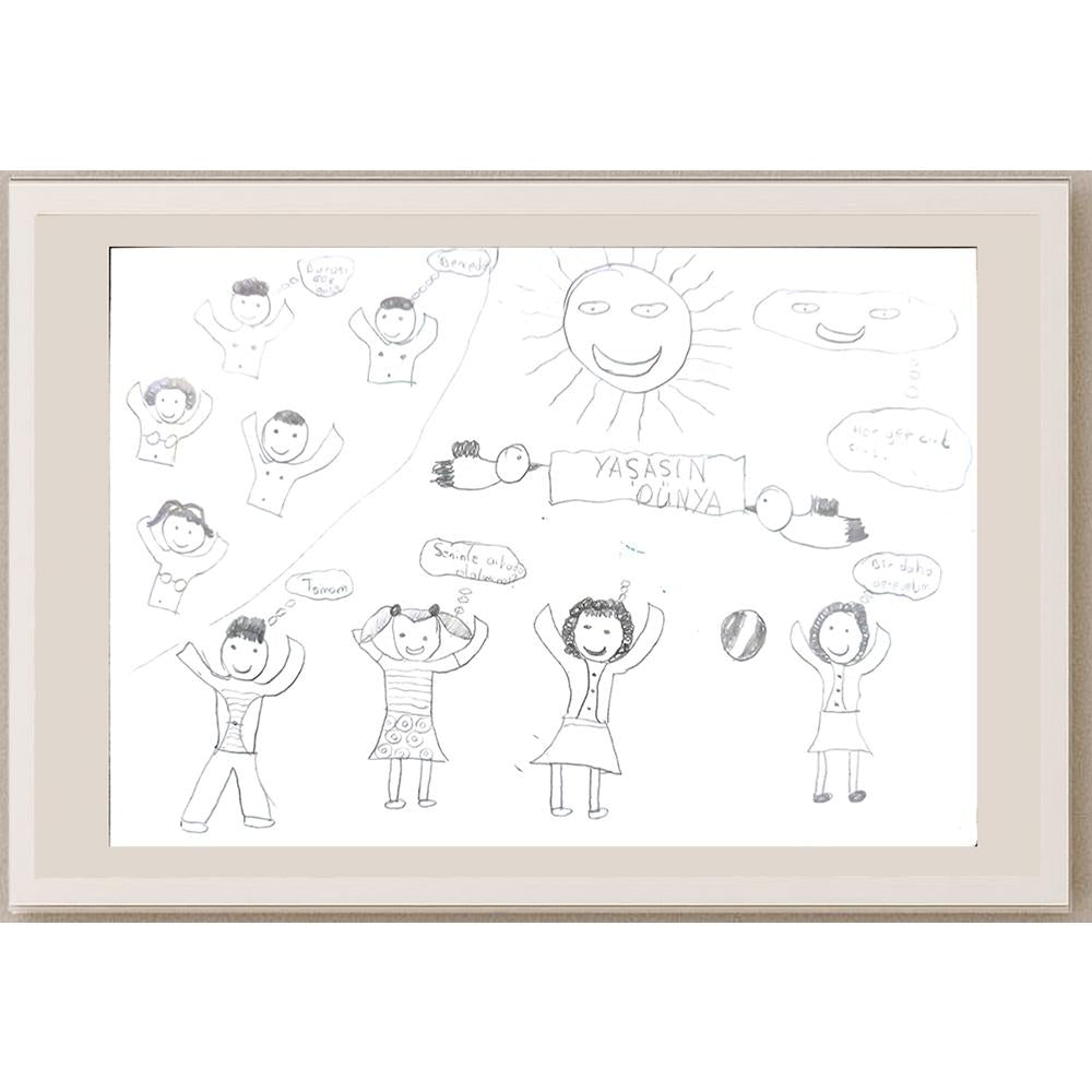 Gamze Aydoğan 29x21cm Orijinal Karikatür BOD00643
