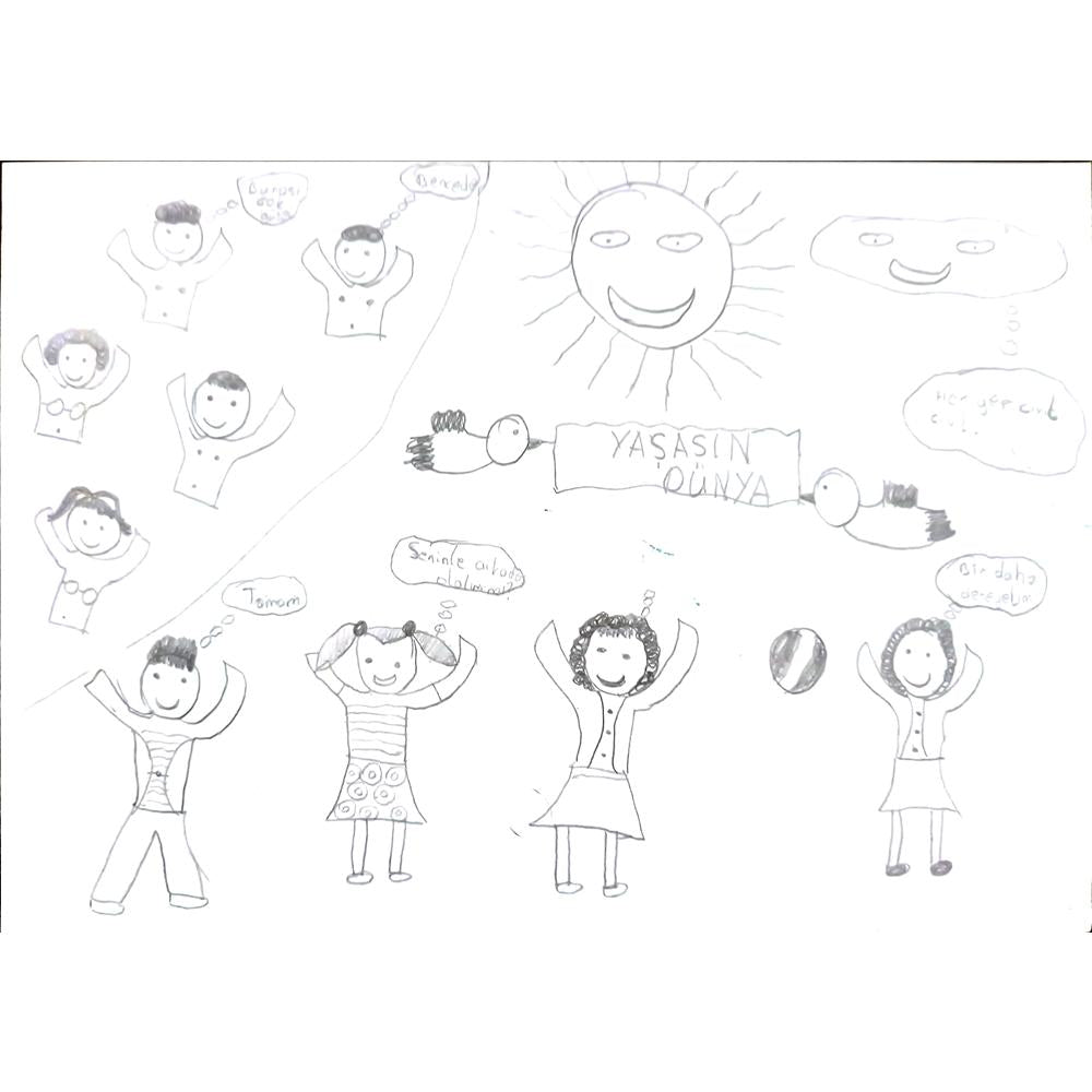 Gamze Aydoğan 29x21cm Orijinal Karikatür BOD00643