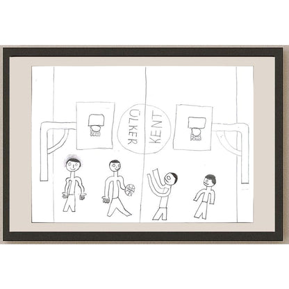 Fatih Özbay 29x21cm Orijinal Karikatür BOD00647