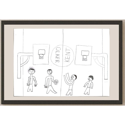 Fatih Özbay 29x21cm Orijinal Karikatür BOD00647