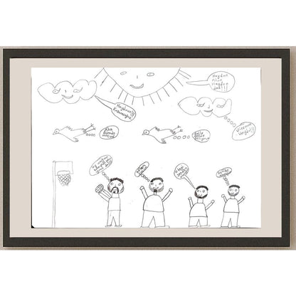 Baran Karataş 29x21cm Orijinal Karikatür BOD00648