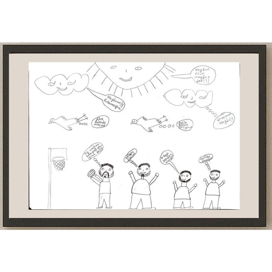 Baran Karataş 29x21cm Orijinal Karikatür BOD00648