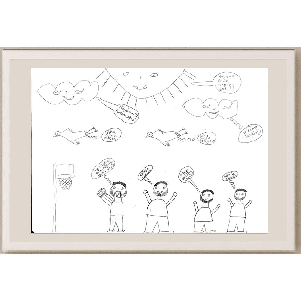 Baran Karataş 29x21cm Orijinal Karikatür BOD00648