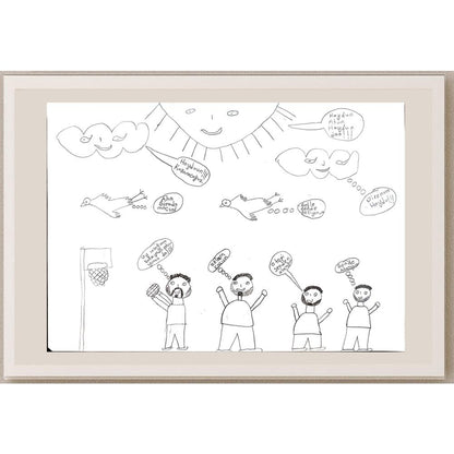 Baran Karataş 29x21cm Orijinal Karikatür BOD00648