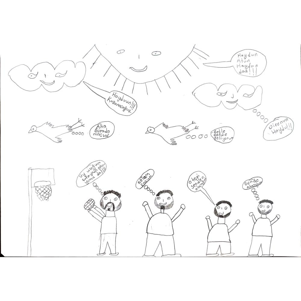 Baran Karataş 29x21cm Orijinal Karikatür BOD00648