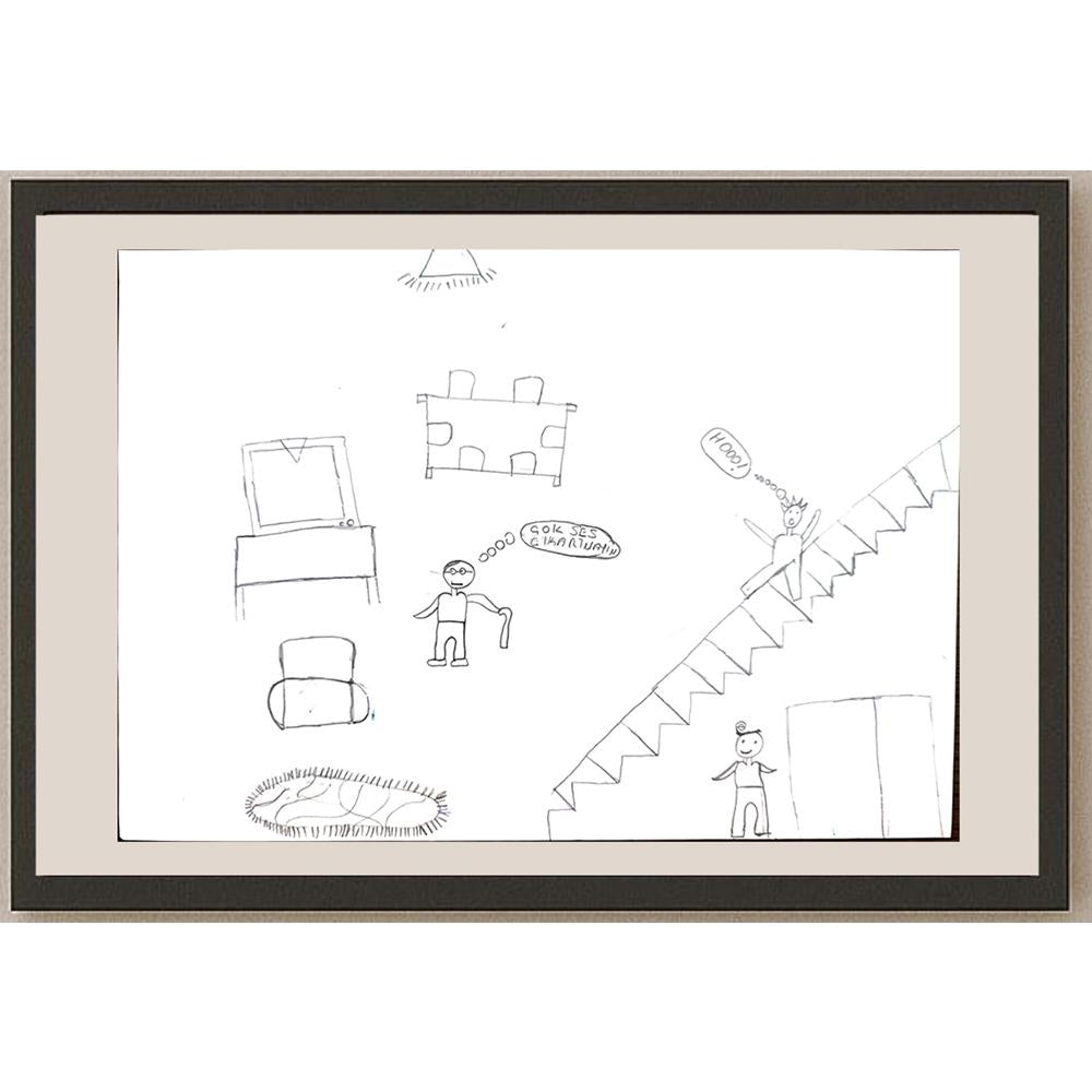 Hatice Yurt 29x21cm Orijinal Karikatür BOD00649
