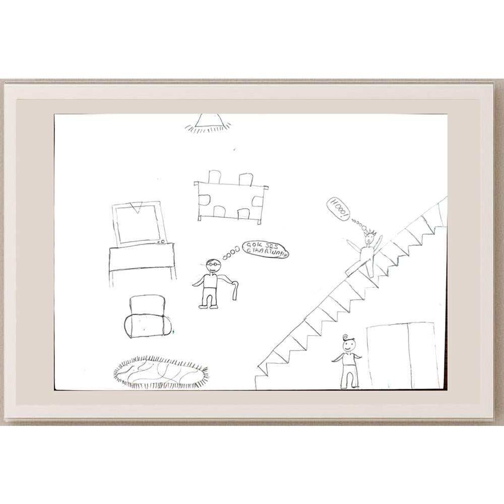 Hatice Yurt 29x21cm Orijinal Karikatür BOD00649