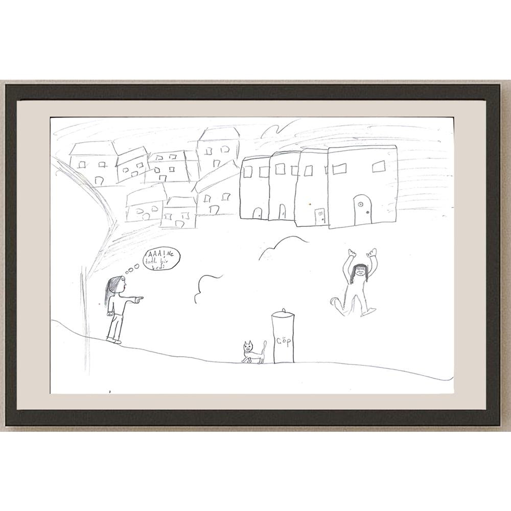 Sena Özder 29x21cm Orijinal Karikatür BOD00654