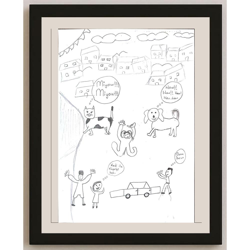 Seyra Yıldırım 29x21cm Orijinal Karikatür BOD00657