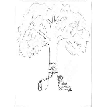 Zeynep Nur Akaç 29x21cm Orijinal Karikatür BOD00664