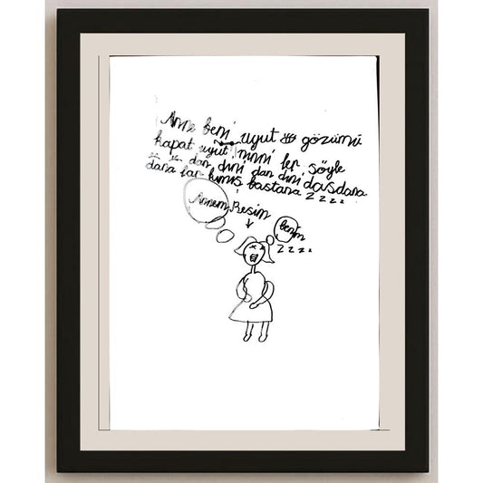 Büşra Ecem Çelik 29x21cm Orijinal Karikatür BOD00667