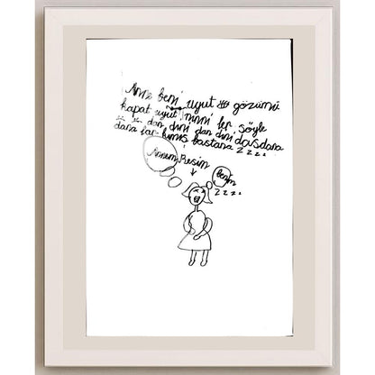 Büşra Ecem Çelik 29x21cm Orijinal Karikatür BOD00667