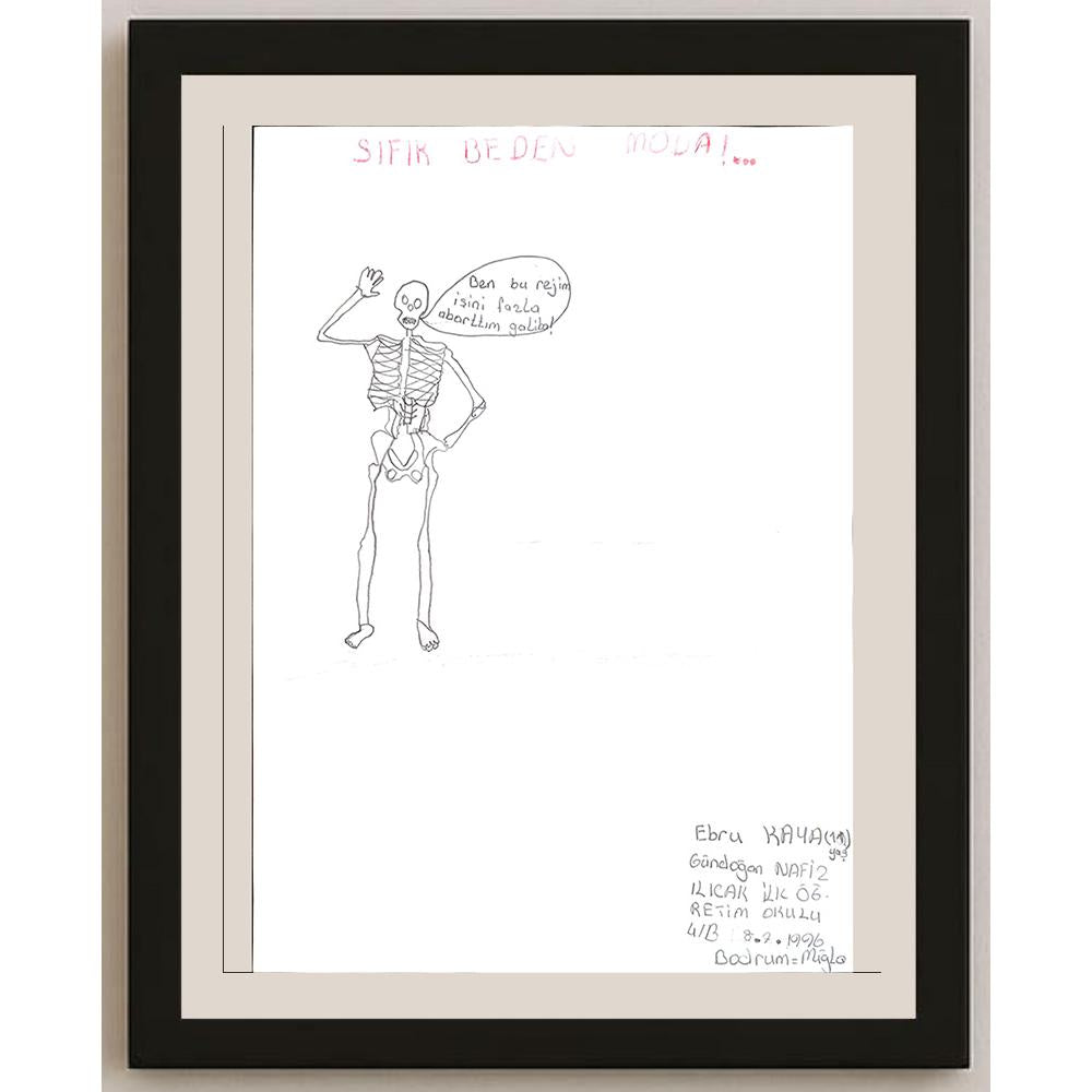 Ebru Kaya 29x21cm Orijinal Karikatür BOD00677