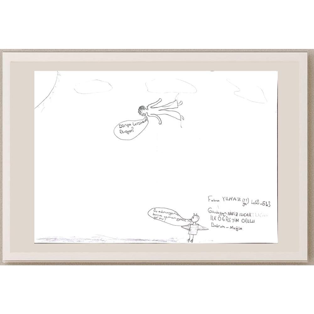 Fatma Yılmaz 29x21cm Orijinal Karikatür BOD00679
