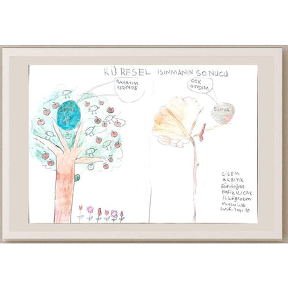 Çisem Akbıyık Gündoğan 29x21cm Orijinal Karikatür BOD00680