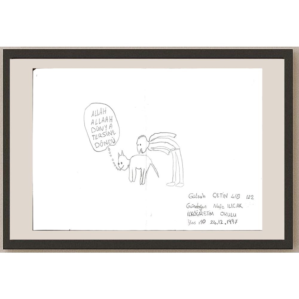 Gülşah Çetin 29x21cm Orijinal Karikatür BOD00682
