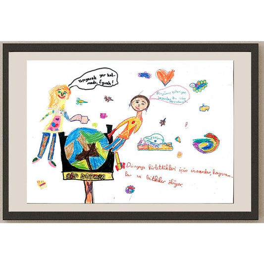 Selin Çağırman 29x21cm Orijinal Karikatür BOD00685
