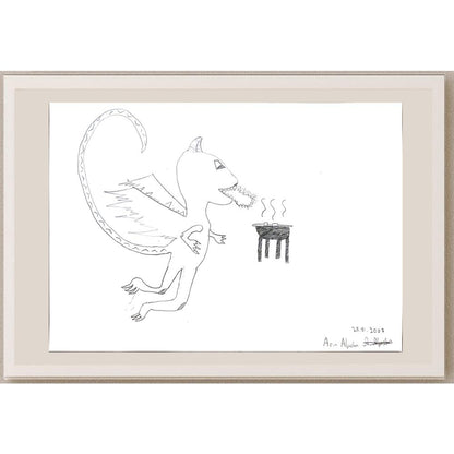 Arın Alpaslan 29x21cm Orijinal Karikatür BOD00686
