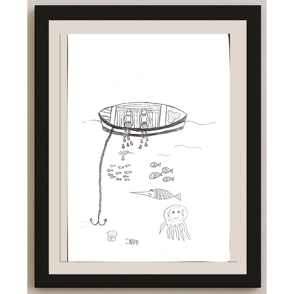 Hayrican Dağtekin 29x21cm Orijinal Karikatür BOD00688