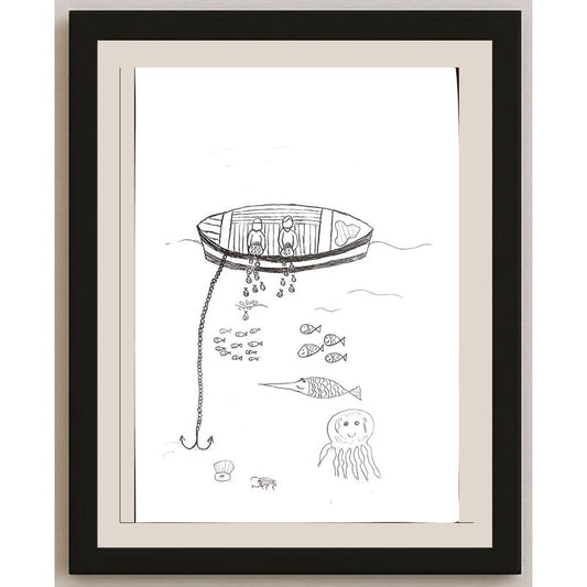 Hayrican Dağtekin 29x21cm Orijinal Karikatür BOD00688