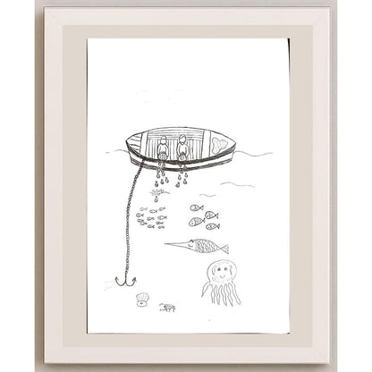 Hayrican Dağtekin 29x21cm Orijinal Karikatür BOD00688