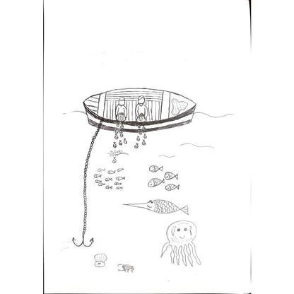 Hayrican Dağtekin 29x21cm Orijinal Karikatür BOD00688