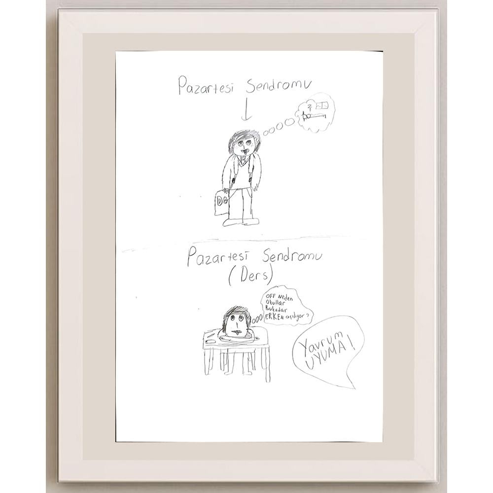 Cem Eteke 29x21cm Orijinal Karikatür BOD00690