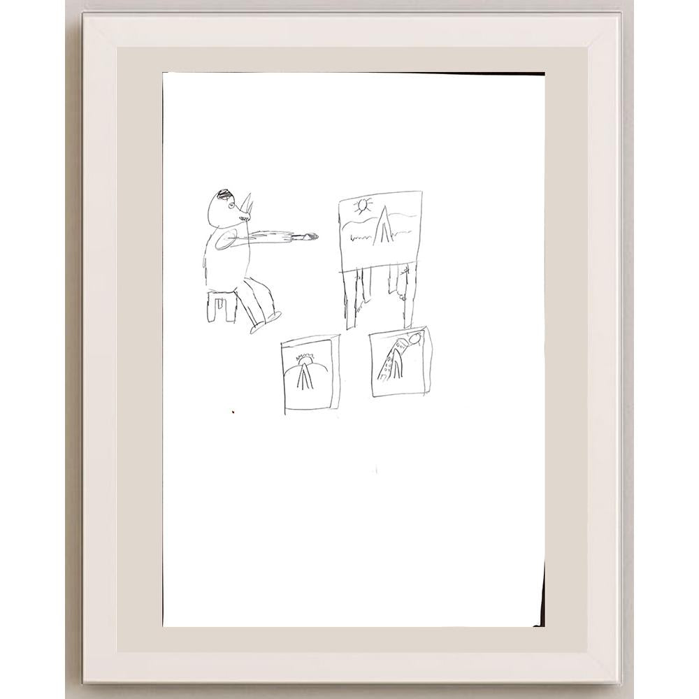 Cem Eteke 29x21cm Orijinal Karikatür BOD00691