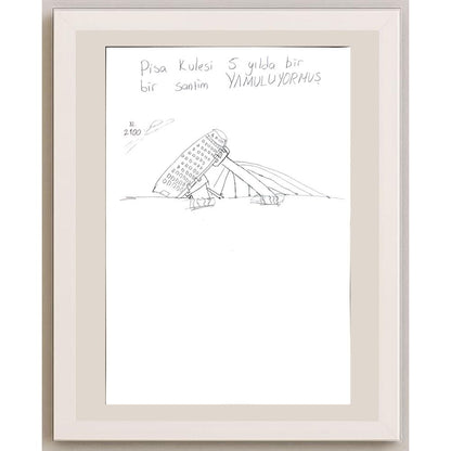 Cem Eteke 29x21cm Orijinal Karikatür BOD00692