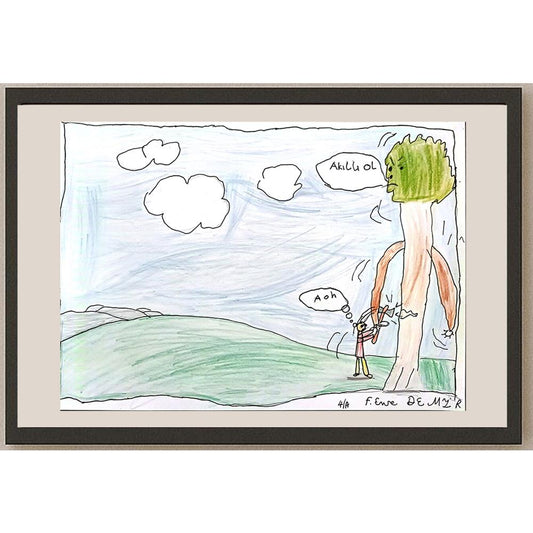 Emre Demir 29x21cm Orijinal Karikatür BOD00697